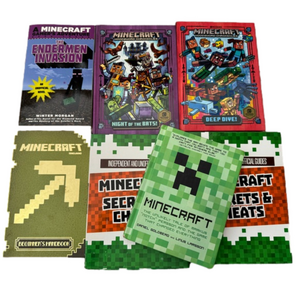 Minecraft Chapter Book Reading Materials Older Children’s Gaming Lot